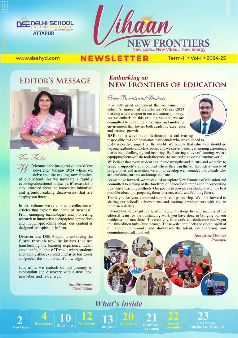 DSE Newsletter, Term 1